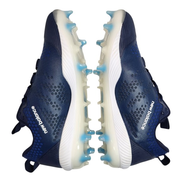 New Balance COMP v3 Baseball Cleats Men's 9.5 Navy White FuelCell BRAND NEW - Picture 3 of 9